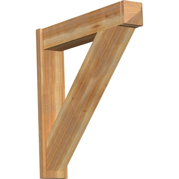 Ekena Millwork Traditional Arts & Crafts Rough Sawn Outlooker, Western Red Cedar, 8"W x 42"D x 42"H OUT08X42X42TRA03RWR - main